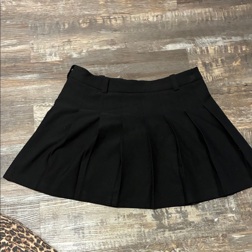 Sunday best olive pleated micro skirt